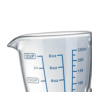 VISTORA Measuring Cup Microwave Safe Scale Marking Cup Measuring Tools for Home 10x8.5x6cm
