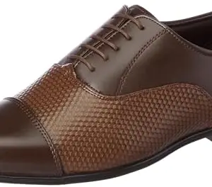 BATA Mens ROX E Brown Oxford Shoe UK 7 (8314030)