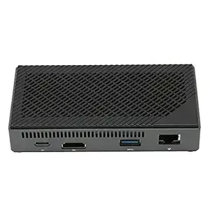 Mini PC, Mini Desktop 100‑240V Dual WiFi 2.4G 5.8G for Monitors 6G+512G EU Plug