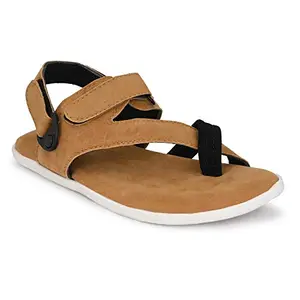 Big Fox Sandals for Men (7, Beige)