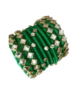 Generic Glittering Bracelet & Bangles (Green) (2.4)