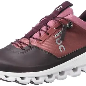 ON Cloud Hi Waterproof 1 Women's Running Shoes, Cocoa | Pebble, 4.5