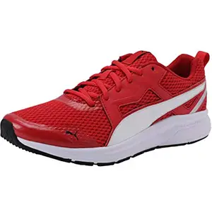 Puma Unisex-Adult Pure Jogger High Risk Red-Puma White-Puma Silver-Puma Black-Yellow Alert Casual Shoe-9 UK (36978205)