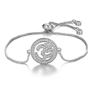 ZIVOM® Silver Bracelet for Women (Silver)