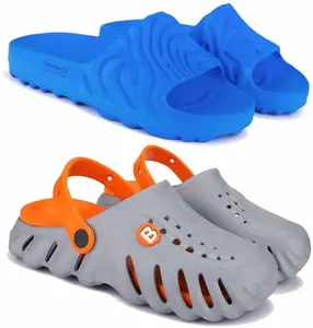 BERSACHE Men Slide Sandal with Regular wear | Ultra Soft & Flexibility Technology Multicolor