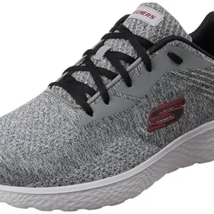 Skechers-Men's Casual Shoes-Modern COOL-894371ID-GYRD-11 Gray/RED