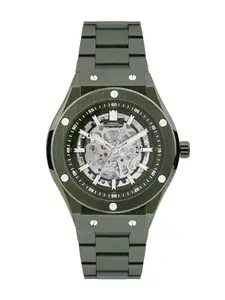 French Connection Dark Green Round Dial Automatic Luxury Watch for Men -FCA04-2