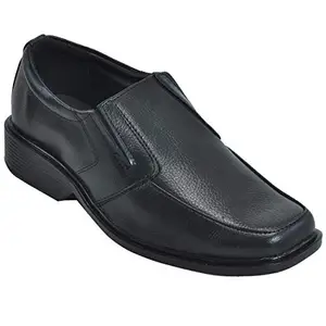 Ajanta Men's Black Formal Shoes - 9 UK (43 EU) (JG0655)
