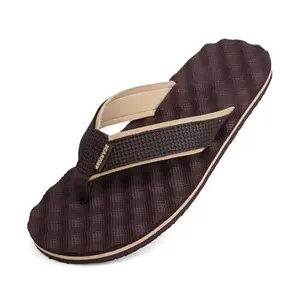 SCARZEEP® Men's Ortho Slippers Flip-Flops for Foot Pain Relief | Soft Cushioned, Anti-Skid, Acupressure Insole | Lightweight Comfort for Daily Use