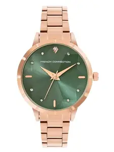 French Connection Spring-Summer 2023 Analog Green Dial Women's Watch-FCN00078A