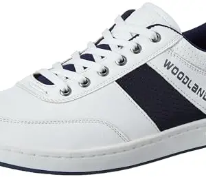 Woodland Men's White/Navy PU Casual Shoes-6 UK (40 EU) (SNK 4477022)