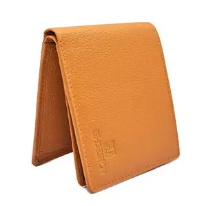 SHDESIGN NIXON Tan Genuine Leather Wallet for Men's