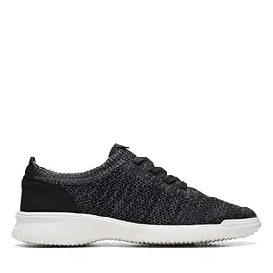 Clarks Men's Black Knit Casual Lace up (26164652) UK-9