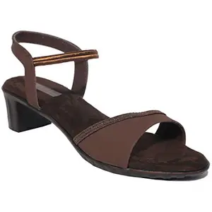 Hero Shoe Line Women Dark Brown Fashion Sandals (777274-38)