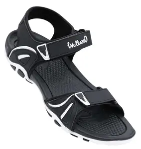 WALKAROO 10522 Mens Casual and Regular Wear Fashion Sandals - Black