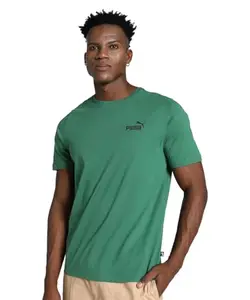 Puma Men's Solid Regular Fit T-Shirt (58666946_Vine