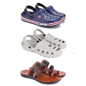 Men's Sandals | Lightweight Wear| Stylish & Easy to Wear For Men's PCV-SAN-(3-COMBO)-3015-3135-3151-7