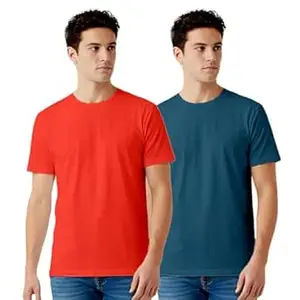 FIGHTERHERO 100% PIMA Cotton T Shirt for Man | Premium Men T-Shirts Regular Fit | Half Sleeve Round Neck Cotton Tshirt for Man | Mens Tees Made for Indian Climate | Available in 10 Colours