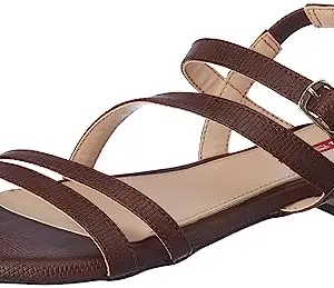 Bata Women's LINA Brown Sandal-7 Kids UK (5614050)