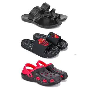 Men's Sandals | Lightweight Wear| Stylish & Easy to Wear For Men's PCV-SAN-(COMBO-3)-3152-3034-3017-6