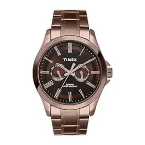 TIMEX Classics Analog Watch for Men with Round Dial & Water Resistant Man's Wrist Watches