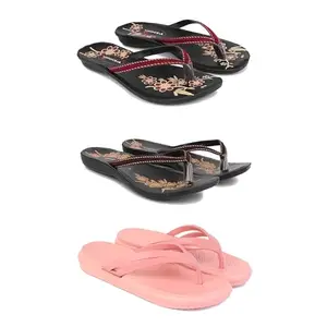Women's Comfortable Sandal,Casual Lightweight Sandal for Everyday Wear for women'sREP-(COMBO-3)-O18-O19-1975-5-EURO-36