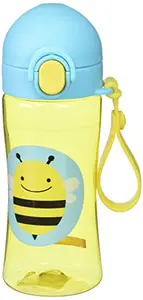 Skip Hop Zoo Lock-Top Sports Bottle, Bee, Yellow