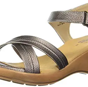 Bata Women's Utsav 9-comf-aw19 Grey Fashion Sandals-4 UK (6612323)
