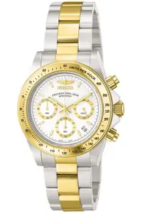 Invicta Speedway Analog White Dial Men's Watch-9212