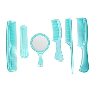 Baal Multipurpose Hair Comb for Men and Women | Grooming Hair Comb Set | Hair Styling Hair Comb Brush with Mirror for Home and Salon Use