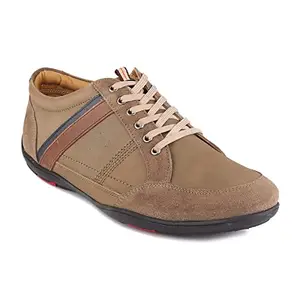 Red Chief Casual Derby Shoes for Men Olive