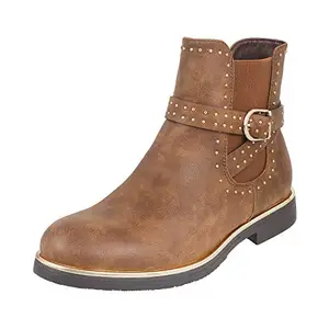 Metro Women Brown Synthetic Boots (31-9480-12-39) (Size 6 UK/India (39EU))