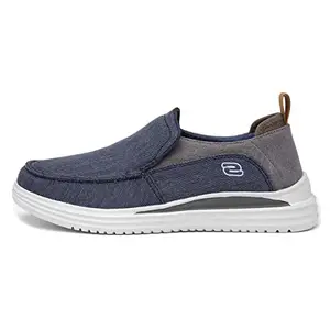 Skechers-Proven - Evers-Men's Casual Shoes-204472-NVBR-9 Navy/Brown