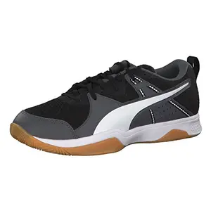 Puma Men's Stoker.18 BlackWhiteIronGateGum Badminton Shoes-7 UK (104892)