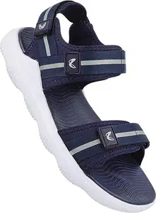 WALKAROO Mens Navy Blue Eva Sports Sandals (WC4377)| 06 UK