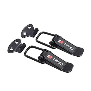 CARIZO Metal Bumper Hook Lock Clip Car | Front & Rear Bumper Toggle | Fastener | Catch Clip | Holder | Hanger (Set of 2) for Hyundai i20 (Type-II) 2012-2014