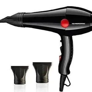 PUNZONE PUNZONE 2000Watt Salon Style Hair Dryer with Hot and Cold 2x Speed, Air and Nozzles for Men And Women, Black