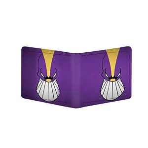 Bhavithram Products Superhero Design Purple Canvas, Artificial Leather Wallet-PID34396