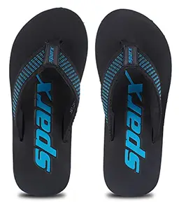Sparx mens SF0584G Blacktealblue Flip-Flop - 8 UK (SF0584GBKTB0008)