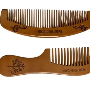 PassionPride Luxurious Handcrafted Neem Wood Comb | Neem Wooden Hair Comb | The Ultimate Eco-Friendly Hair Care Tool for Tangle-Free Styling and Scalp Nourishment