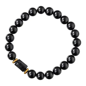 Supreme Store Black Tourmaline Bracelet for Women Men's Gifts - Protection Healing Crystal Bracelet - 8mm Gemstone Beaded Adjustable