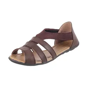 Walkway by Metro Brands Women's Brown Footwear-5 UK (38 EU) (33-90330)