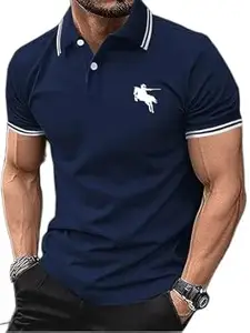 Lymio Polo T Shirt for Men || T Shirt for Man || Collar T Shirt Style Men (Packs Also Available) (Polo-18-21)
