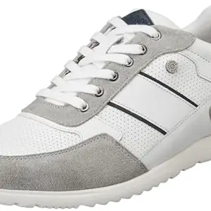 Lee Cooper Men's LC7670A Wht NVY Casual Lace Up Shoes_44EU