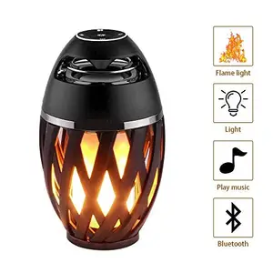 smars LED Flame HD Atmoshphere Bluetooth 4.2 Portable Outdoor Speaker