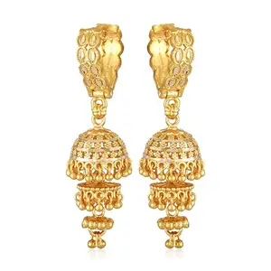 VFJ VIGHNAHARTA FASHION JEWELLERY Vighnaharta Elite Charming Clip On Jhumki Earring for Women and Girls[VFJ2675ERG]