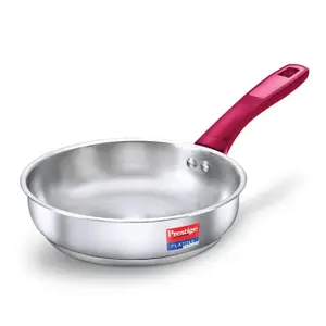 Prestige Platina Popular Stainless Steel Gas and Induction Compatible Kadhai