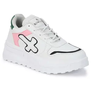 ROWLANS Women’s Running Shoes - High-Performance, Lightweight & Sporty_8610_4_White