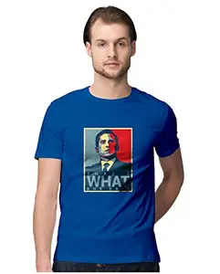 ALLEN BLACK That's What She Said The Office Michael Scott Hope Style Graphic T-Shirt for Men 100% Cotton Round Neck Tshirt Royal Blue_MSTWSS-ROYAL-BLUE-4XL-MEN-ROUND_