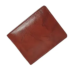 C2B ClickToBuy Genuine Leather Wallet, Money Purse with Card Holder and Coin Pocket Men's Size-(4.50x3.50-Inch) (Brown)